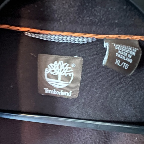 Timberland Black Fleece Vest, XL - Picture 3 of 4